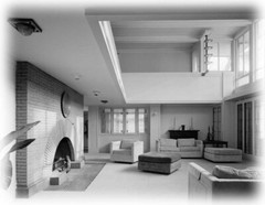 Baker Residence, a luminous Prairie Style home by William Drummond printed plans