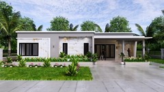 Modern House Plan 15×9 M 49×30 Feet 3 Beds 3 Baths Terrace Roof PDF Plan