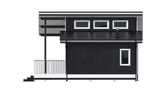 Cozy Charming Tiny House 2 Bed, 1 Bath Architectural Build Plans PDF Download