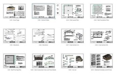 24’x24′ Carport plans/ Double Car Carport Blueprints/Wood Pavilion Construction