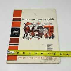 1960 Douglas Fir Plywood Assn Farm Construction Guide Manual Blueprints Plans