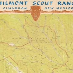 Philmont Scout Ranch New Mexico c1960 Vintage Topographic Map Wall Art