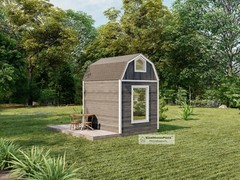 Small Cabin Plan With Loft 8’x10′ Tiny House DIY Building Professional Drawings