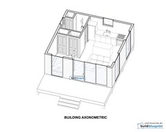 20×20 Lean Modern Cottage Custom Architectural Plans 400SF – PDF Download