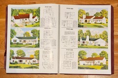 Amazing mid century modern 1950 house plans large folio book 96 pages MCM design