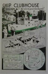 SHIP FREIGHTER Playhouse 1934 How-To build PLANS