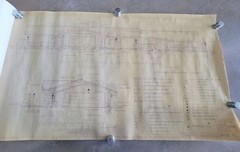 Vintage 1973 Architectural Private Residence Blueprints Bound Set 5 Sheets