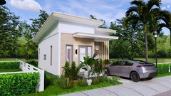 20×23 feet Small House 6×7 meter 2 Beds 1 Bath Shed Roof PDF & (A4 Hard Copy)
