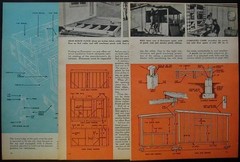 14’x20′ CABIN VACATION HOME 1959 How-To build PLANS Low Cost