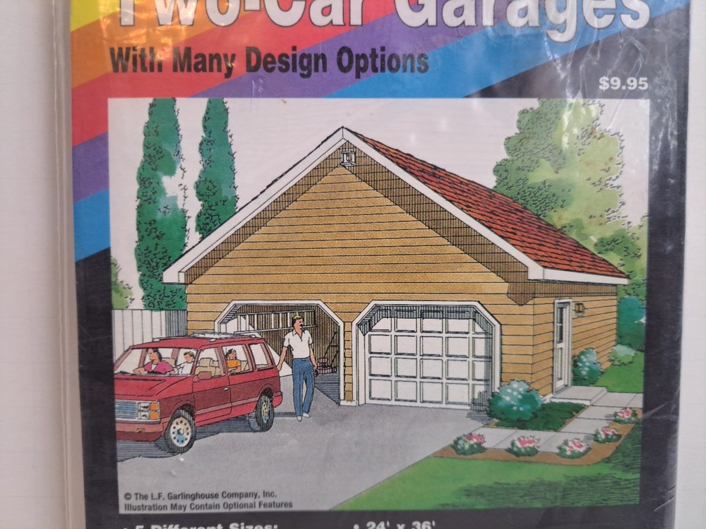 Garlinghouse – Build-It-Yourself Project Plan Two-Car Garage (24′ Wide)