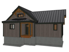 20′ x 24′ River Bend Cabin II Timber Frame Plan Set