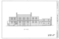 Authentic Colonial Williamsburg Home, wood farmhouse, architectural plan set