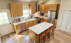 Farmhouse Plan: 1,565 (Living) Sqft-3 Bedroom-2 bath-2 car Garage