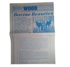 Better Homes and Gardens Wood Plans Garden Wabbits Bunny Rabbit 39″ T Blueprints