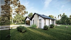 Modern House Plan, American Style House, Barn Style Cottage Plan, Farm 3 Bedroom