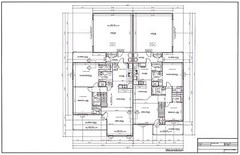 Full Set of Condominium / Duplex building plans 1,470 / 1,248 sq ft