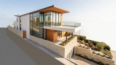 The Vista — Luxury Modern Contemporary Hillside House Plan – Sandbaggy