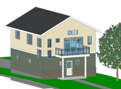 Custom Home House Building Plans 1 bedroom Blueprints 1000 sq ft PDF files