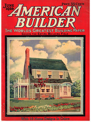 VTG 1926 BUILDER MAGAZINE! 16 HOME DESIGNS IN COLORS & LAYOUTS! ASBESTOS SHINGLE