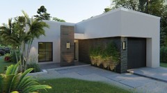 CADFILE BLUEPRINTS CONTEMPORARY HOUSE PLAN ARCHUP #114