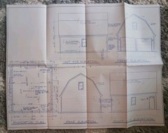 Vintage 70’s National Plan Service Design #P-2007 2-Car Garage+2nd Floor Storage