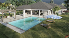 BLUEPRINTS CONTEMPORARY HOUSE PLAN ARCHUP #117