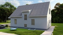Family House 5 Bed, 2 Bathroom, Basement&Terrace CAD Blueprints Imperial
