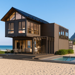 Container house plans – 3 bedrooms – 2 bathrooms – Digital PDF File