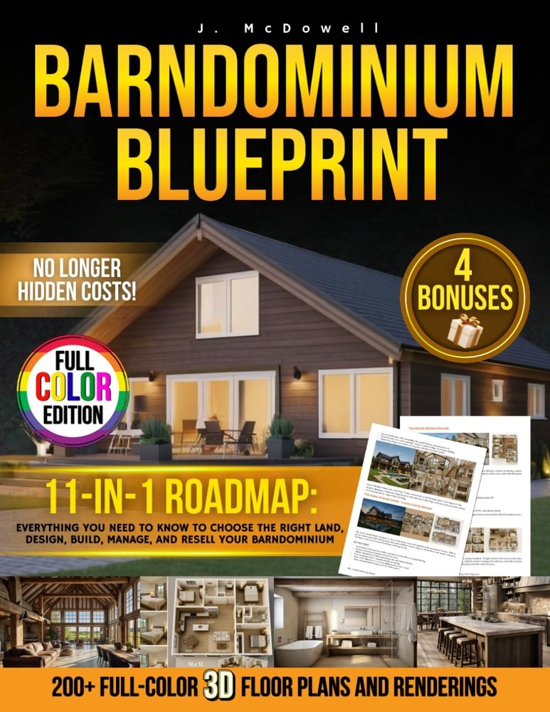 Barndominium Blueprint: The Most Complete Step-by-Step Guide With 200+…