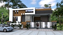 House Plan 40×60 Feet 12×18 Meter 3 Beds 2 Baths Terrace Roof (A4 Hard Copy)