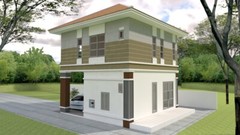 Custom House Plan 23×23 Feet 7×7 Meter 3 Beds 3 Bath Hip Roof PDF (A4 Hard Copy)