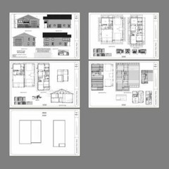 44×48 Apartment with 2-Car 1-RV Garage – PDF FloorPlan – 1,645 sqft – Model 5S