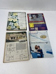Vintage Home House Plans Magazines Lot x10 Blueprints Architectural Design Books
