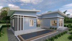 49×36 Modern Home Plan 15×11 Meter 3 Bedrooms PDF Full Plans (A4 Hard Copy)