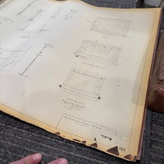 Vtg 1925 AT&SF Santa Fe Building Blueprints Railroad Memorabilia Kansas 165 pgs