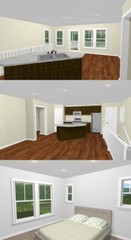30×24 House — 1 Bedroom 1.5 Bath — 1,029 sq ft — PDF Floor Plan — Model 7B