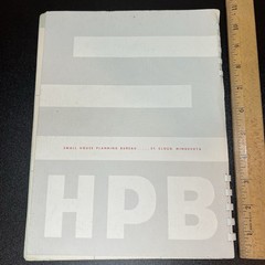 VTG 1965 1.5 & 2 Story Plan Home Design Book By Small House Planning Bureau