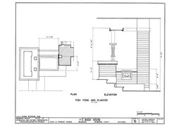 Frank Lloyd Wright’s Bogk House, brick Prairie Style – PRINTED PLANS