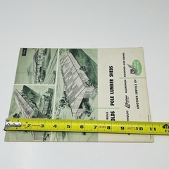 1954 Reynolds Aluminum How To Build Pole Lumber Sheds Plan Blueprint Farm