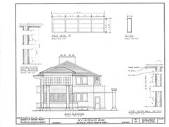 Frank Lloyd Wright Prairie Home, 3-4 bedrooms, architectural house plans