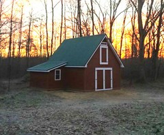 Candlewood Mini-Barn, Garage and Shop – 3 Sets of Pole Barn Plans (eB-110×3)