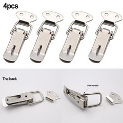 Strong and Reliable Stainless Steel Spring Loaded Clamp Clips Set of 4