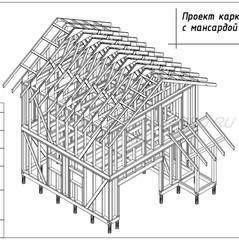 Construction Drawings/ DESIGN / PLANS / Oregon Frame Garage.