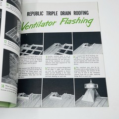 1959 Republic Steel Roofing On Farm Buildings Guide Manual Catalog Book Barn