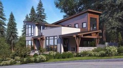 Custom Blueprints – Home Building Plans Blueprints Complete Custom Modern Home 