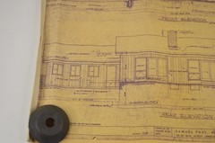 Original 1965 Home House Plans Samuel Paul Architect The Susan Lee 18×24″ Vellum