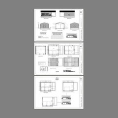 30×24 2-Car Garage with Carport — 720 sqft — PDF Floor Plan — Model 10I