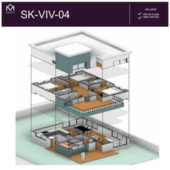 35′-2 3/4″ x 27′-1/4″ (10.68X08.30 m) A Frame Modern House – Plan Blueprint PDF