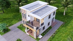 26×36 Feet House Plans 8×9 Meter 3 Bedrooms 2 Baths Terrace PDF (A4 Hard Copy)