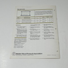 1960’s Western Wood Products Sound Control Design Idea Dealer Brochure